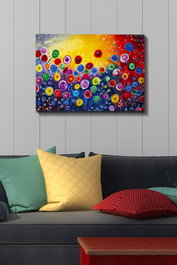 Wallity Kanvas Tablo 50 x 70 Multicolor